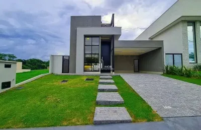 Casa térrea com 4 suítes ,  condomínio terras alpha 1