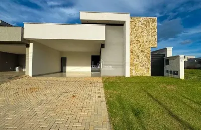 Casa em condomínio fechado com 3 quartos à venda no Jardins Bolonha, Senador Canedo 
