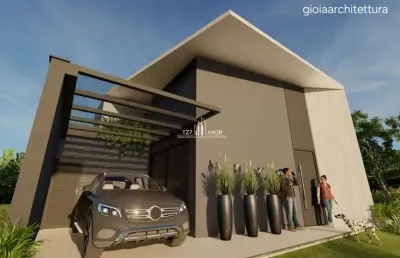 Casa térrea com 3 suites plenas localizada no condomínio jardins capri