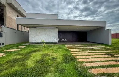 Casa em condomínio fechado com 3 quartos à venda no Jardins Bolonha, Senador Canedo 