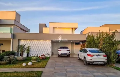 Sobrado mobiliado com 4 quartos, condomínio jardim veneza.