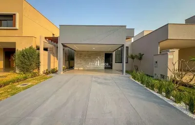 Casa subtérrea com 3 suítes no condomínio jardins capri.
