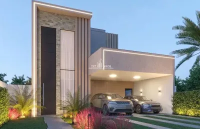 Casa em condomínio fechado com 3 quartos à venda no Residencial Morada do Bosque II, Senador Canedo 