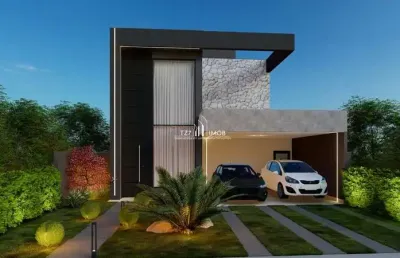 Sobrado com 3 suítes plenas, com 189,34 m², financiamento próprio