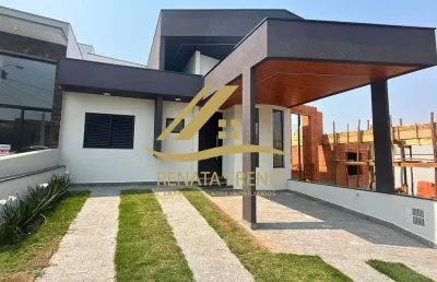 Casa térrea com 3 dormitórios e piscina no cond. horto villagio sorocaba
