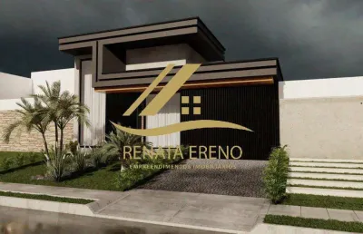 Casa térrea com 3 quartos e piscina – condomínio terras de são francisco