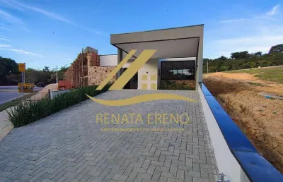 Casa térrea com 3 suítes no residencial helena maria – wanel ville, sorocab