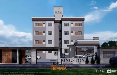 Apartamento á venda com 46m² no bairro joáia, 2 dormitórios e salão de festa