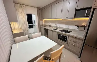 Apartamento á venda no bairro areias, 02 dormitórios sendo uma suíte,  69m²