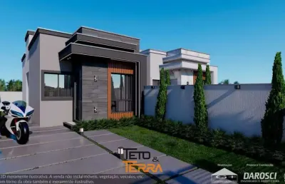 Casa á venda em canelinha com 2 dormitórios sendo 1 suíte com 60m2