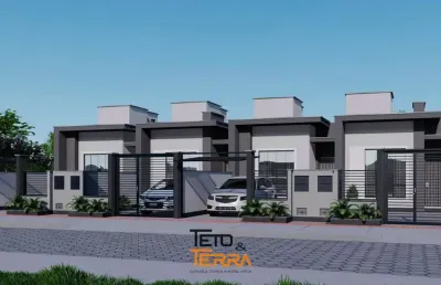 Casa á venda com 58m² possuindo dois dormitórios sendo 1 suíte no bairro areias