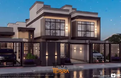 Sobrado á venda no centro de tijucas com 88m², 2 suítes, garagem coberta