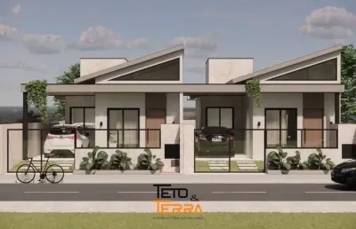 Casa á venda no bairro areias em tijucas com 107m², 3 dormitórios sendo 1 suíte