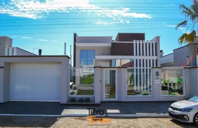 Casa á venda no xv de novembro com 141m², 3 dormitórios,1 suíte, c/ área gourmet