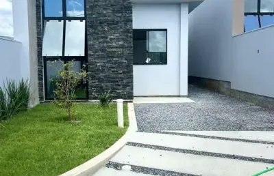 Casa com 72m² á venda em canelinha no bairro areião, 3 dormitórios sendo 1 suíte