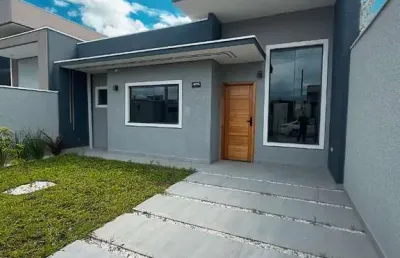 Casa com 3 quartos à venda na rua pau-brasil, 4098, eucaliptos, fazenda rio grande por r$ 550.000