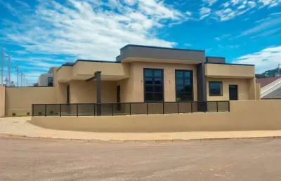 Casa em condomínio fechado com 3 quartos à venda na rua biguá, 1337, gralha azul, fazenda rio grande por r$ 580.000