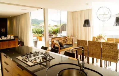 Cobertura com 4 dormitórios à venda, 342 m² por r$ 6.460.000,00 - campeche - florianópolis/sc