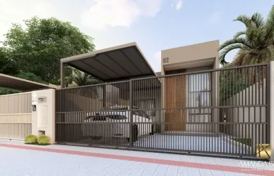 Casa com uma suíte mais dois dormitórios, excelente padrão de acabamento!