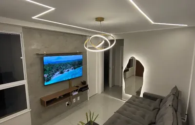 Apartamento mobiliado a venda com 2 quartos em duque de caxias