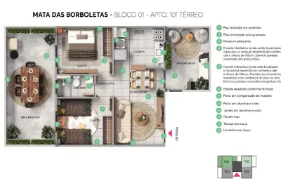 Área privativa 2 quartos, 1 vaga, lazer completo, três barras - contagem