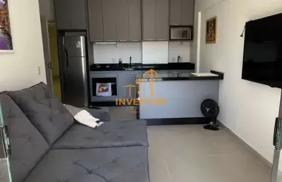 Apartamento no residencial innovate -vista lateral para praia do indaiá
