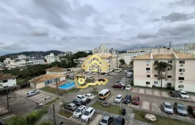 Apartamento à venda, no bairro areias, são josé-sc, com 2 quartos, sendo , com 1 vaga