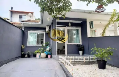 Casa à venda, no bairro são sebastião, palhoça-sc, com 2 quartos, sendo , com 2 vagas