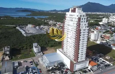 Cobertura à venda, no bairro ponte do imaruim, palhoça-sc, com 3 quartos, sendo 1 suíte, com 1 vaga