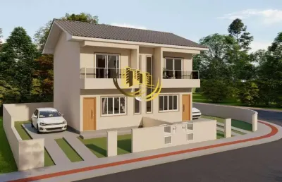 Sobrado à venda, no bairro bela vista, palhoça-sc, com 2 quartos, sendo , com 2 vagas