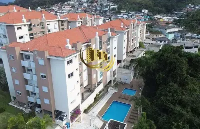 Apartamento à venda, no bairro centro, são josé-sc, com 2 quartos, sendo 1 suíte, com 1 vaga