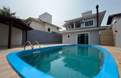 Casa para aluguel, no bairro pedra branca, palhoça-sc, com 3 quartos, sendo 1 suíte, com 2 vagas