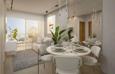 Apartamento com suíte, duas varandas e lazer de clube em santa inês!!!