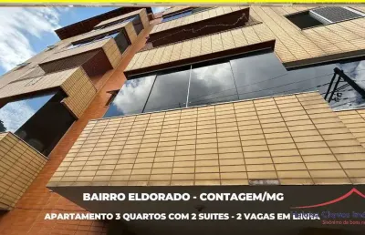 Apartamento com 3 quartos à venda na espanha, 188, glória, contagem por r$ 450.000