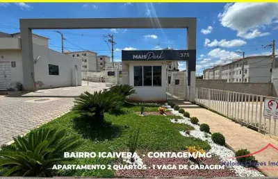 Apartamento com 2 quartos à venda na de acesso ao icaivera, 375, icaivera, contagem por r$ 135.000