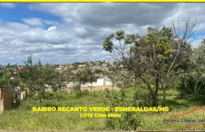 Terreno à venda na maria  josé de jesus oliveira, 1, recanto verde, esmeraldas por r$ 104.900