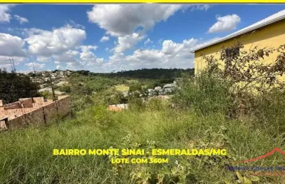 Terreno à venda na doze lote 25 quadra 16, 1, monte sinai, esmeraldas por r$ 79.800