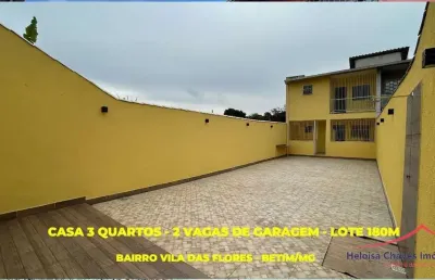 Casa com 3 quartos à venda na rua girassol, 370, vila das flores, betim por r$ 340.000