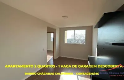 Apartamento com 2 quartos à venda na rua joão rosa, 65, chácaras califórnia, contagem por r$ 219.000