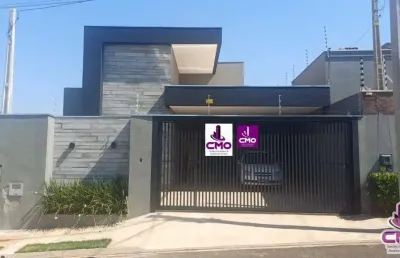 Casa para venda em bady bassitt, avenida parque, 3 dormitórios, 1 suíte, 2 banheiros, 2 vagas