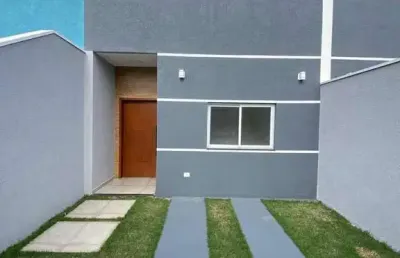 Casa à venda em tremembé- sp com suíte, quintal e churrasqueira