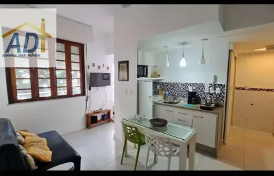 Apartamento, leme, venda,mobiliado, quarto,22 m² por r$ 580.000 - leme - rio de janeiro/rj