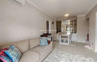 Apartamento central de 3 dormitórios/suite com box.