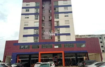 Apartamento em camobi de 1 dormitório, sala e cozinha integradas, banheiro socia