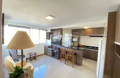 Apartamento 1 dormitório 100% mobiliado na avenida medianeira com garagem privat