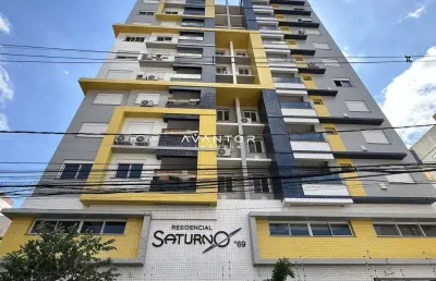 Residencial saturno, apartamento 1 dormitório com box. próximo a ufn, santa mari