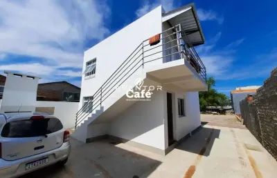 Apartamento novo de 2 dormitórios, sala e cozinha conjugados, banheiro e vaga de