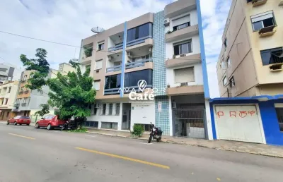 Apto de 2 dormitórios, sala, cozinha, sacada e garagem.