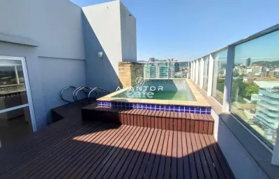 Apartamento, cobertura, 4 dormitórios, 4 suíte, 5 banheiros, 3 vagas, terraço, p