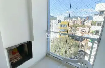 Apartamento, 2 dormitórios, 1 banheiro, 1 vaga, sacada, lareira, nossa senhora d